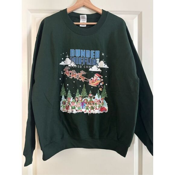 The Office Dunder Mifflin Crewneck Sweatshirt size Large - Picture 1 of 2